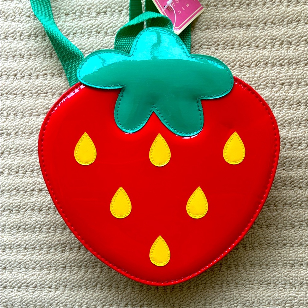 NWT Small Strawberry Backpack
